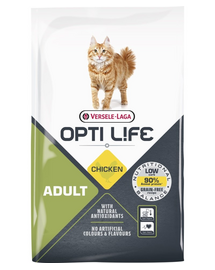 VERSELE-LAGA Opti Life Cat Adult Chicken 7.5 kg felnőtt macskák számára