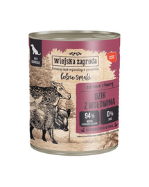 WIEJSKA ZAGRODA Forest Flavours Vaddisznó marhahússal 800 g felnőtt kutyáknak