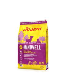 JOSERA Miniwell 10kg felnőtt, kistestű kutyák számára