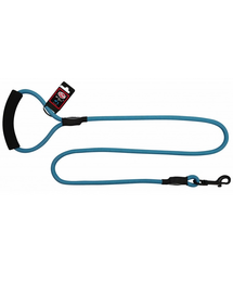 PET NOVA Nylon póráz fogantyúval, zsinór 120 cm / 1 cm, kék