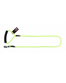 PET NOVA Nylon póráz fogantyúval, zsinór hossza 120 cm / 0,8 cm, világoszöld