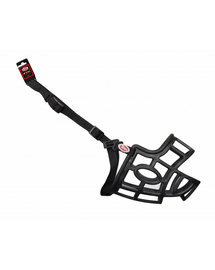 PET NOVA XXL rugalmas műanyag szájkosár, orr 44,5 cm, pánt 62–87 cm