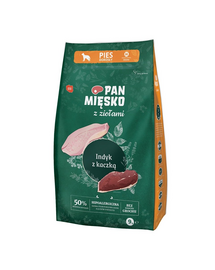PAN MIĘSKO fűszernövényekkel Pulyka kacsával M 9 kg közepes méretű fajtáknak