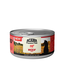 ACANA Premium Pate Beef Marhapástétom macskáknak 8 x 85 g