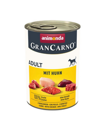 ANIMONDA Gran Carno Adult with Chicken Csirkével felnőtt kutyáknak 12x400 g
