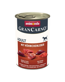 ANIMONDA GranCarno Adult Chicken Liver Csirkemájjal felnőtt kutyáknak 12x400 g
