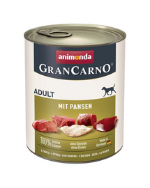 ANIMONDA GranCarno Adult with Tripe 6 x 800 g bendővel felnőtt kutyák számára