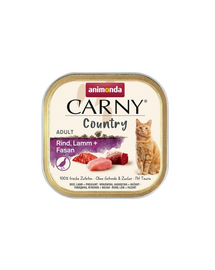 ANIMONDA Carny Country Adult Beef&Lamb&Pheasant 100 g marhahús, bárányhús és fácán felnőtt macskák számára