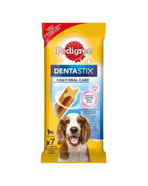 PEDIGREE Jutalomfalat közepes termetű kutyáknak Dentastix 180g x10