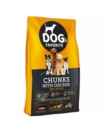 HAPPY DOG Dogs Favorit Chunks with Chicken 15 kg