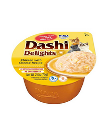 INABA Cat Dashi Delights Csirke és sajt 70 g