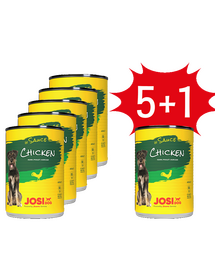 JOSERA JosiDog csirke mártásban 415g felnőtt kutyáknak + 1 konzerv INGYENES