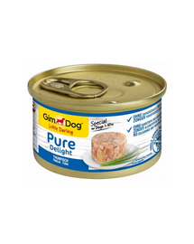 GIMDOG Pure Delight Tuna 85 g tonhal felnőtt kistestű kutyáknak