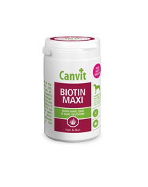 CANVIT Dog Biotin Maxi 500g kiegészítő nagy testű kutyák bőrének és szőrzetének ápolásához