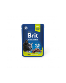 BRIT PREMIUM Pouch Lamb Sterilized 24x100g bárányhússal sterilizált macskák számára