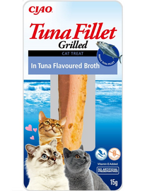 INABA Tuna fillet in tuna flavoured broth 15g tonhalfilé tonhal ízű húslevesben macskáknak