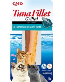 INABA Tuna fillet in calamari  broth 15g tonhalfilé kalmárral ízesített húslevesben