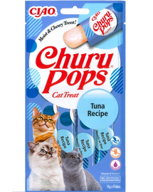 INABA Churu Pops Tuna 4x15g tonhallal macskáknak