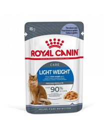ROYAL CANIN LIGHT WEIGHT CARE JELLY 48x85g - szószos nedves táp felnőtt macskák részére az ideális testsúly eléréséért