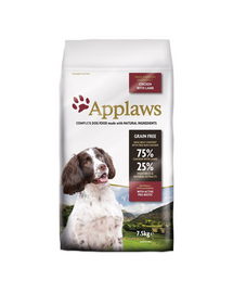 APPLAWS Táp felnőtt, kis és közepes méretű kutyáknak csirke bárányhússal 7,5 kg
