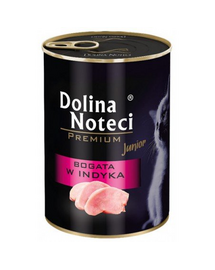DOLINA NOTECI Premium Junior Pulykában gazdag cicatáp 400 g