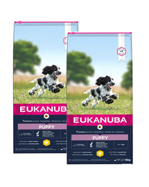 EUKANUBA Growing Puppy Medium Breed friss csirkében gazdag 30 kg (2 x 15kg)