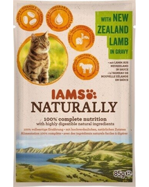 IAMS Naturally Adult Cat with New Zealand Lamb in Játékvy 85 g