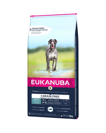 EUKANUBA Grain Free felnőtt nagytestű kutyatáp 12 kg