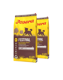 JOSERA Festival 2x12,5kg válogatós felnőtt kutyáknak mártással