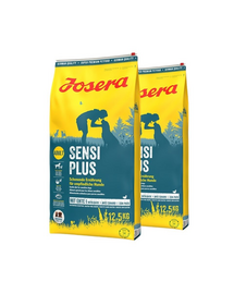 JOSERA SensiPlus 2 x 12,5kg érzékeny emésztőrendszerű felnőtt kutyák számára