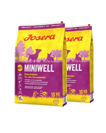 JOSERA Miniwell Felnőtt kistestű kutyák számára 2x10kg