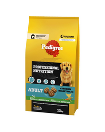 PEDIGREE Adult Professional Nutrition 12 kg baromfival és zöldségekkel nagy és közepes méretű kutyáknak