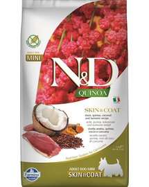 FARMINA N&D Quinoa Dog Skin&Coat Adult Mini duck, coconut 2.5 kg