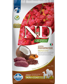 FARMINA N&D Quinoa Dog Adult Medium&Maxi Skin&Coat Venison & Coconut 7 kg