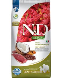 FARMINA N&D Quinoa Skin&Coat Duck&Coconut Adult 7 kg kacsa és kókusz felnőtt kutyáknak