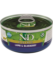 N&D Cat prime lamb & blueberry 70 g