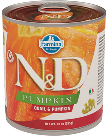 FARMINA N&D Dog quail&pumpkin 285 gr