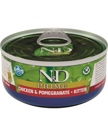 FARMINA N&D PRIME Chicken & Pomegranate Kitten Canned 70g