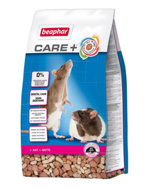BEAPHAR Care+ Rat Patkányeledel 1,5 kg