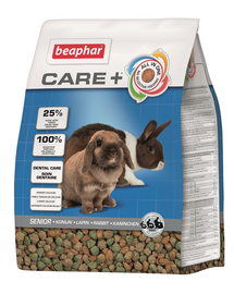 BEAPHAR Care+ Rabbit Senior Senior nyúltáp 1,5 kg