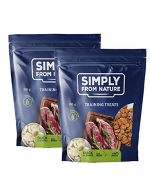 SIMPLY FROM NATURE Training Treats with duck meat and bananas 2x300 g