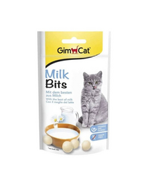 GIMCAT Tasty Tabs Milk Bits 40 g tejcsemege macskáknak