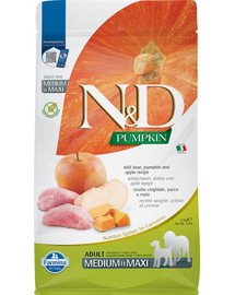 N&D GF Pumpkin Boar & Apple Adult Medium & Maxi 2.5 kg