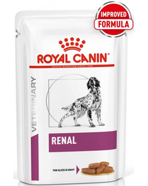 ROYAL CANIN Veterinary Diet Canine Renal Nedvestáp krónikus veseelégtelenségben szenvedő kutyáknak 4x12x100g