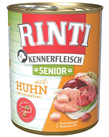 RINTI Kennerfleish Senior Chicken 800 g csirkével idősebb kutyák számára