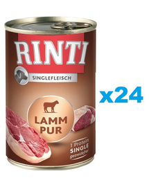 RINTI Singlefleisch Lamb Pure Monoprotein bárány 24x400 g