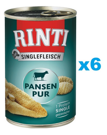RINTI Singlefleisch Rumen Pure 6x400 g monoprotein bendő