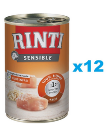 RINTI Sensible Csirke rizzsel 12x400 g