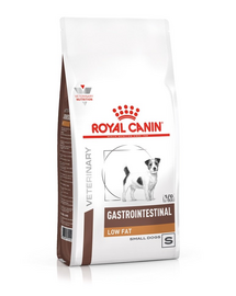 ROYAL CANIN Veterinary Gastrointestinal Low Fat Small Dog 1,5kg diétás eledel kis kutyafajták számára