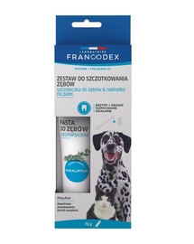 FRANCODEX Fogkefe és fogkrém készlet